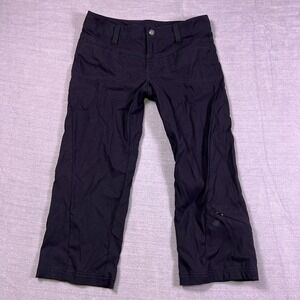 Athleta Womens Black Dance Studio Skater Stretch Streetwear Cargo Pants Size 4